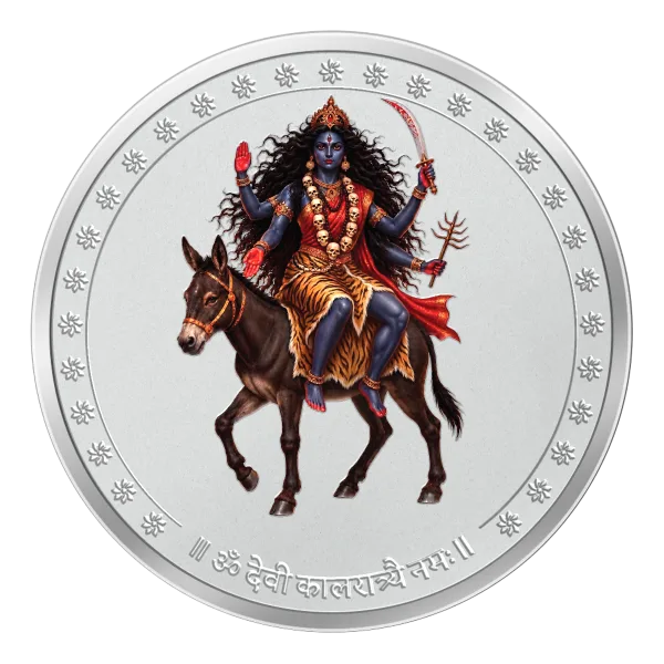 Devi Kalaratri 999 fine silver coin